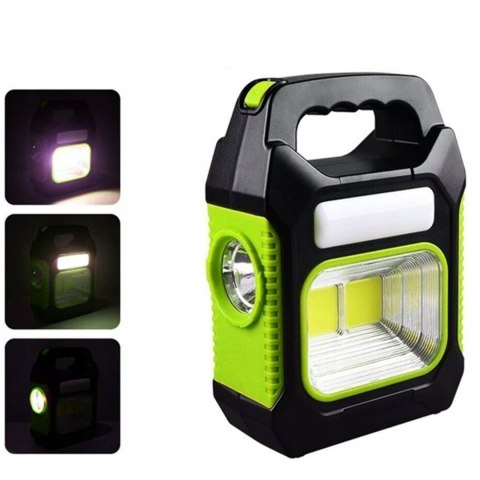 HALOGEN LED PRZENOŚNY Z AKUMULATOREM MAŁA WARSZTATOWA LAMPA Z ŁADOWARKĄ USB Fortrade