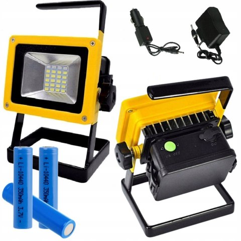 HALOGEN PRZENOŚNY LAMPA LED WARSZTATOWA MOCNY NAŚWIETLACZ SMD BUDOWLANY Fortrade