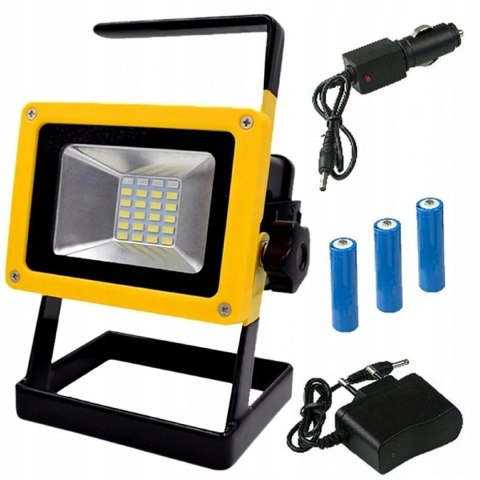 HALOGEN PRZENOŚNY LAMPA LED WARSZTATOWA MOCNY NAŚWIETLACZ SMD BUDOWLANY Fortrade