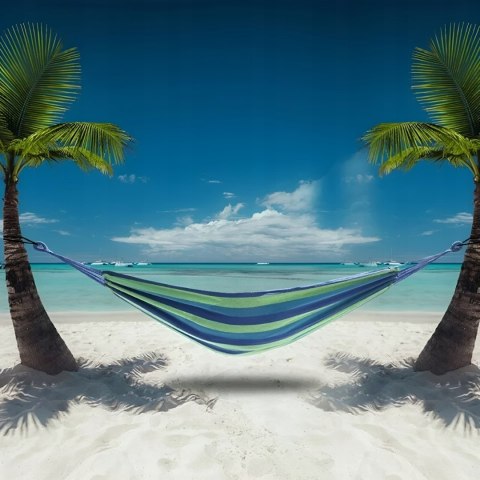 HAMAK 2 OSOBOWY OGRODOWY XXL HUŚTAWKA MOCNY WZMOCNIONY PAŁĄK DUŻY + TORBA 200*150 Fortrade