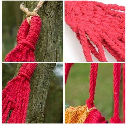 HAMAK 2 OSOBOWY OGRODOWY XXL HUŚTAWKA MOCNY WZMOCNIONY PAŁĄK DUŻY + TORBA 200*150 Fortrade