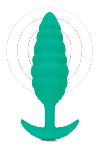 Korek analny Twist Texture Plug Green b-Vibe B-Vibe