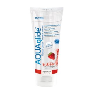 Lubrykant Wodny O Smaku Truskawkowym Aquaglide Strawberry 100 Ml JoyDivision JoyDivision