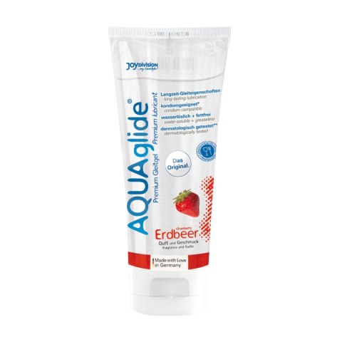 Lubrykant Wodny O Smaku Truskawkowym Aquaglide Strawberry 100 Ml JoyDivision JoyDivision