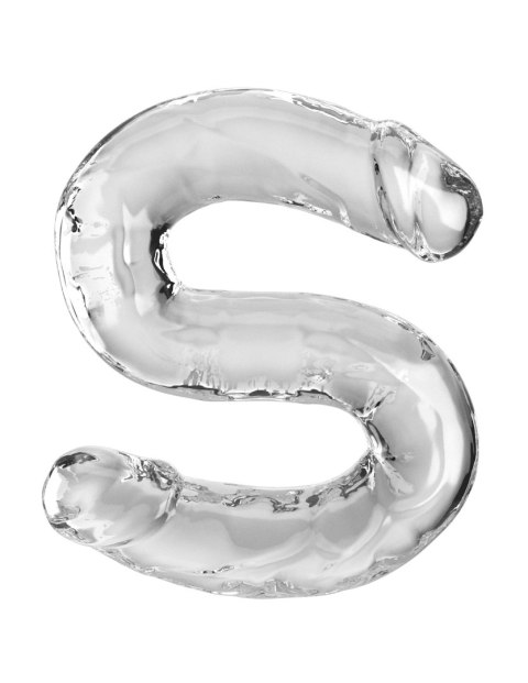Podwójne dildo 46 cm King Cock Clear Double Dildo 18" Pipedream King Cock