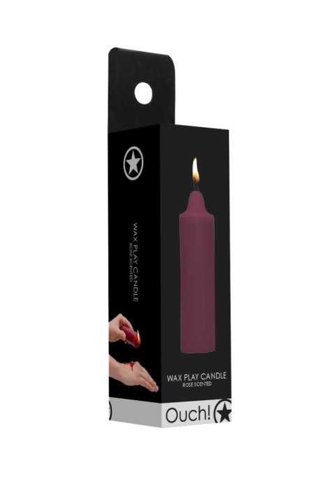 Wax Play Candle Rose Scented - Świeca Do Bdsm O Zapachu Róż Ouch! by Shots Ouch! by Shots