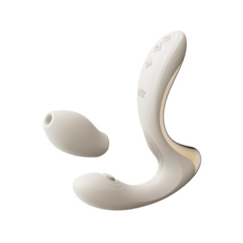 Wibrator Do Punktu G Ze Stymulatorem Talis Ivory White Zalo Zalo