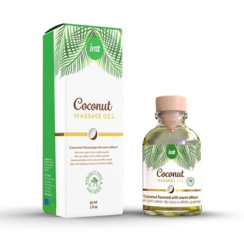 Żel Do Masażu Massage Gel Coconut Vegan 30 Ml intt Intt