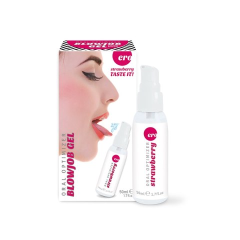 Żel Ero By Hot Oral Optimizer Deepthroat Gel Strawberry 50ml Shots HOT