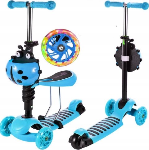 HULAJNOGA BALANSOWA 5w1 BIEDRONKA JEŹDZIK TRÓJKOŁOWA LED Fortrade