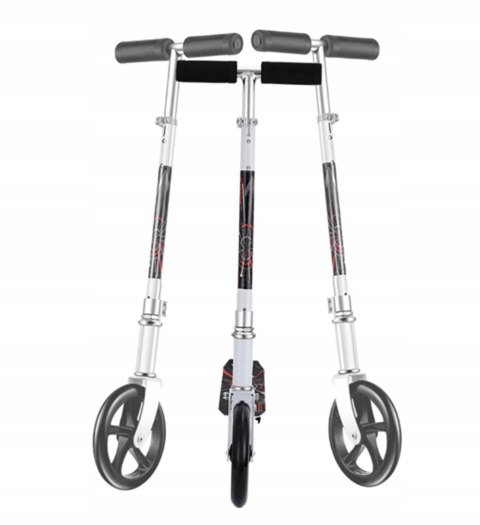 HULAJNOGA MIEJSKA DLA DOROSŁYCH I DZIECI SKŁADANA KOMPAKTOWA DUŻE KOŁA URBAN BEZ HAMULCA Fortrade