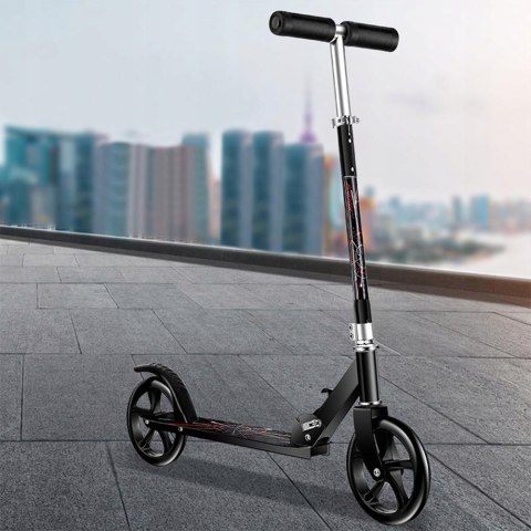 HULAJNOGA MIEJSKA DLA DOROSŁYCH I DZIECI SKŁADANA KOMPAKTOWA DUŻE KOŁA URBAN BEZ HAMULCA Fortrade