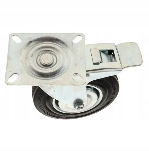 Kółka do wózka średnie 3 cale z hamulcem Fortrade