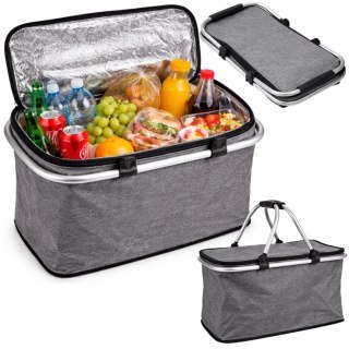 Kosz Koszyk termiczny składany 30L torba piknikowa wodoodporna Fortrade