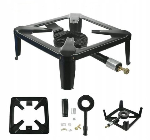 Kuchenka turystyczna żeliwna kwadrat taboret Fortrade