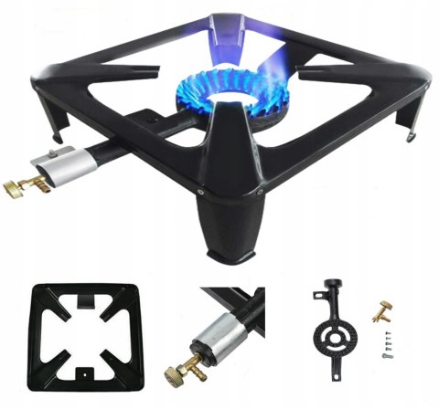 Kuchenka turystyczna żeliwna kwadrat taboret Fortrade