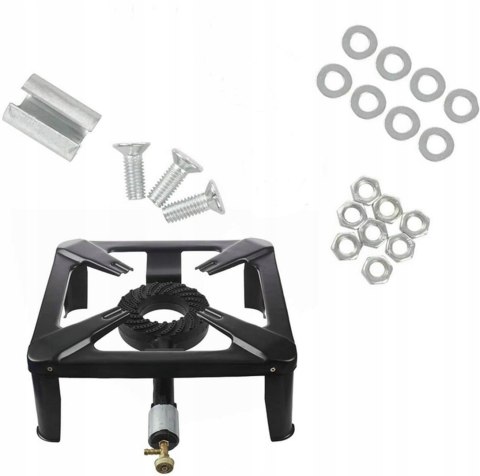 Kuchenka turystyczna żeliwna kwadrat taboret Fortrade