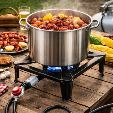 Kuchenka turystyczna żeliwna kwadrat taboret Fortrade