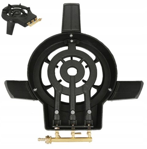 Kuchenka turystyczna żeliwna okrągła palnik Fortrade