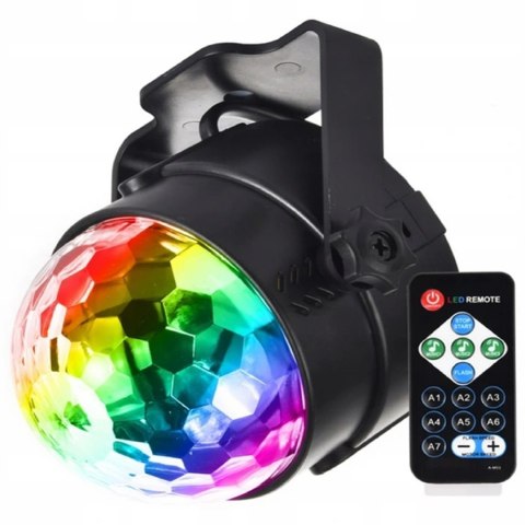 Kula disco mała z pilotem Fortrade