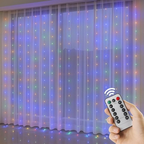 Kurtyna 300 led usb + pilot MC (100)