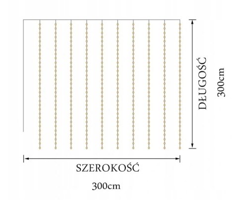Kurtyna 300 led usb + pilot MC (100)