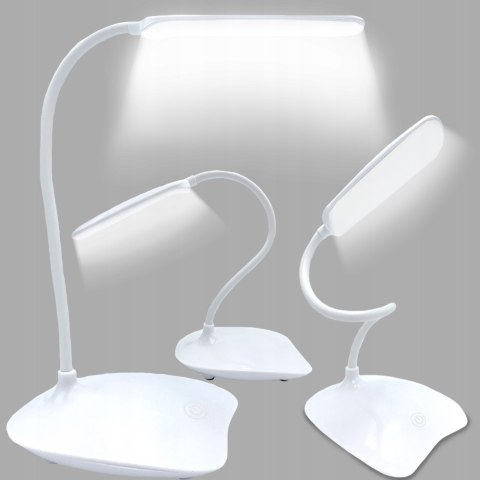 Lampka biurkowa led na biurko lampka nocna dotykowa elastyczna szkolna Fortrade
