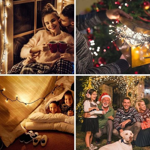 Lampki choinkowe 200 led ww