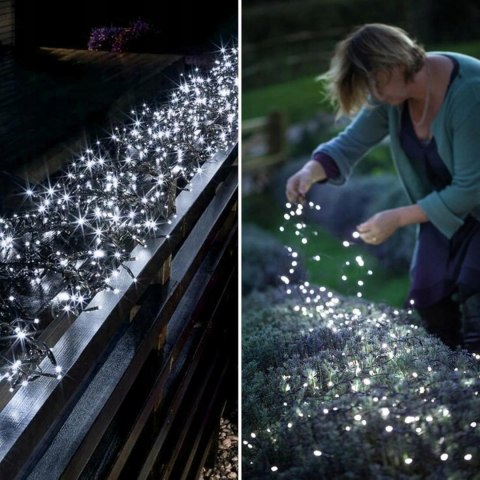 Lampki choinkowe 300 led cw