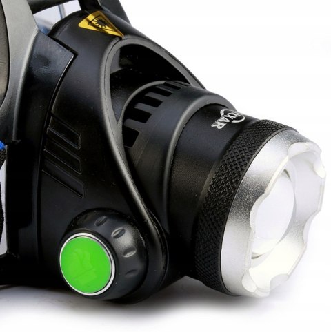 Latarka czołowa 1 led t6 Fortrade