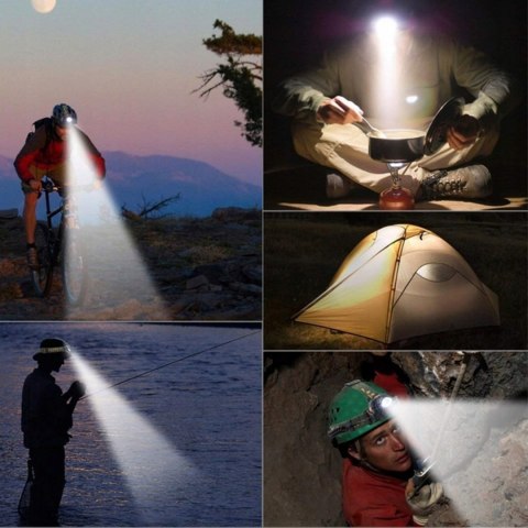 Latarka czołowa 1 led t6 Fortrade