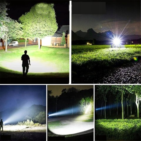 Latarka ręczna mocna cree nowa Fortrade