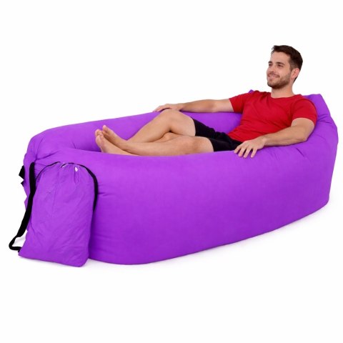 Leżak dmuchany Lazy Bag bez pompki - sofa powietrzna na plażę i camping Fortrade