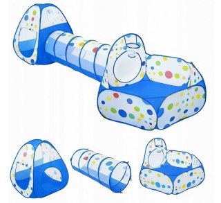 Namiot dla dzieci duży tunel suchy basen iglo domek kosz na piłeczki 3 w 1 Fortrade