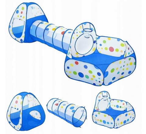 Namiot dla dzieci duży tunel suchy basen iglo domek kosz na piłeczki 3 w 1 Fortrade