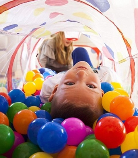 Namiot dla dzieci duży tunel suchy basen iglo domek kosz na piłeczki 3 w 1 Fortrade