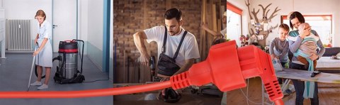 PRZEDŁUŻACZ KABEL BUDOWLANY GRUBY OGRODOWY 50M Fortrade