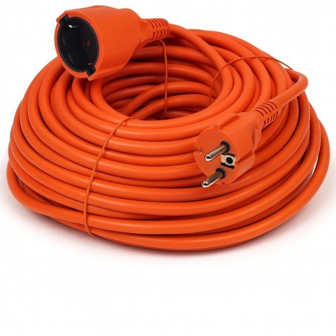 PRZEDŁUŻACZ OGRODOWY DO KOSIARKI GRUBY PRZEWÓD SZNUR BUDOWLANY KABEL 30m 2x Fortrade