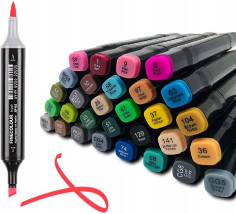 Pisaki markery 48 szt. Fortrade