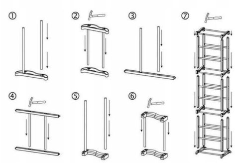 Półka na buty 30 par Fortrade