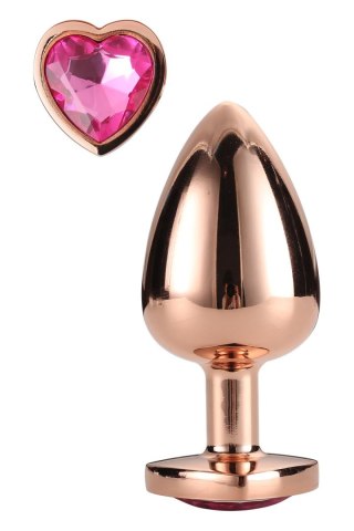 Korek Analny Gleaming Love Rose Gold Plug Small Dreamtoys Dreamtoys