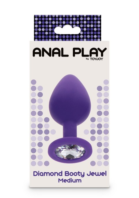 Korek Analny Toyjoy Anal Play Diamond Booty Jewel Medium Purple TOYJOY TOYJOY