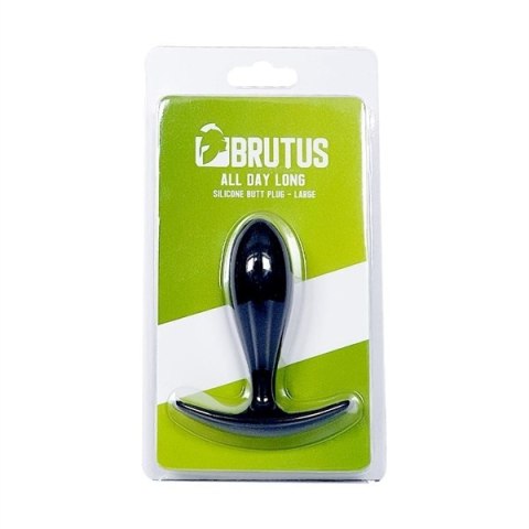 Korek analny All Day Long Silicone Butt Plug Black L Brutus Brutus