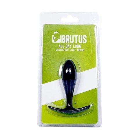 Korek analny All Day Long Silicone Butt Plug Black M Brutus Brutus