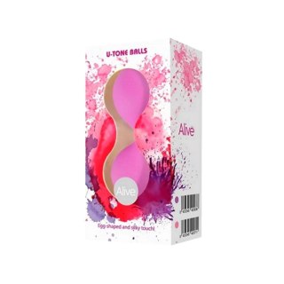 Kulki Gaisha U-Tone Balls Pink Alive Alive