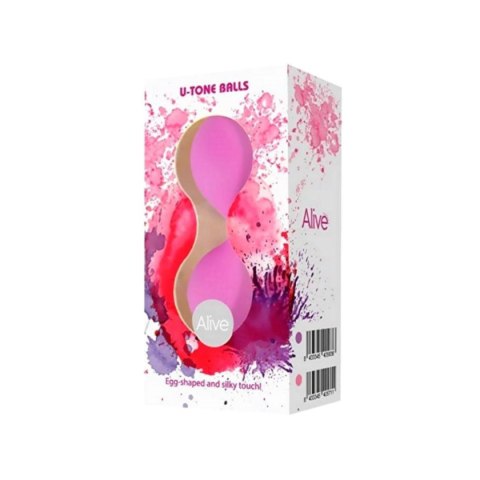 Kulki Gaisha U-Tone Balls Pink Alive Alive