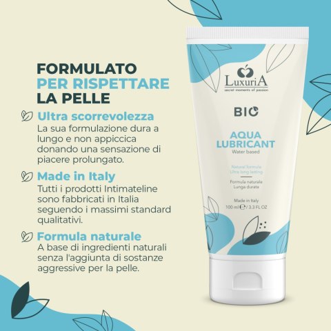 Lubrykant Wodny Luxuria Bio Aqua Lubricant 100 Ml IntimateLine IntimateLine