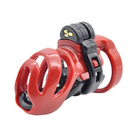 Pas cnoty Cyborg Chastity Cage Black | Red Brutus Brutus