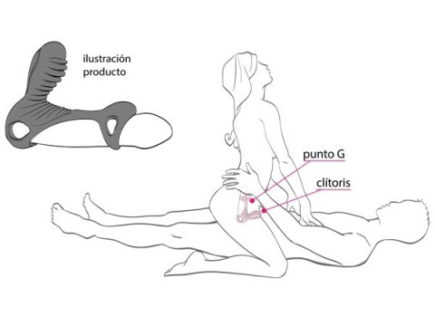 Pierścień Uciskowy Na Penisa Gladiator F + Lrs Black Adrien Lastic Adrien Lastic