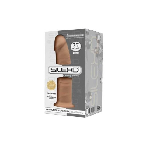 Silikonowe Dildo Model 2 19 Cm Carmel Silexd Silexd